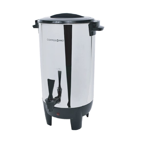 Coffee Pro Percolating Urn Stainless Steel Single Wall 30 Cup 2cs Each, 2PK CP30 - main
