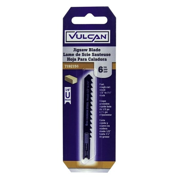 Vulcan Jig Saw Blade, 3 in L, 6 TPI 822441OR - main
