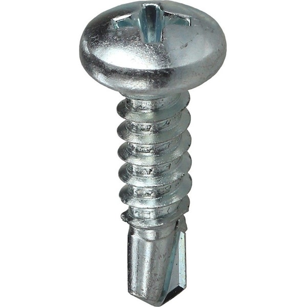 Dottie Self-Drilling Screw, #8-18 x 2 in, Zinc Plated Steel Pan Head Phillips Drive, 100 PK TEKPH82 - main