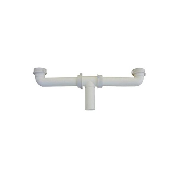 Larsen Supply Co 1-1/2X16 Wht Ctr Drain 03-4209 - main