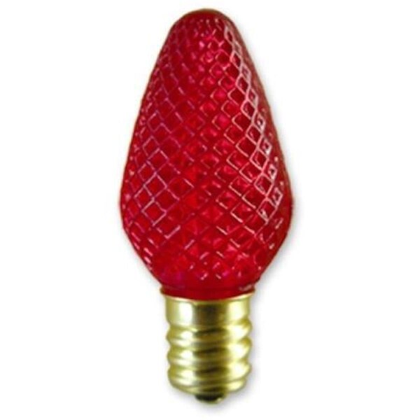 Vickerman 25Lt LED C7 Red Refl Ec Set Gw 8 in. Sp 16 ft. L X8GC723 - main