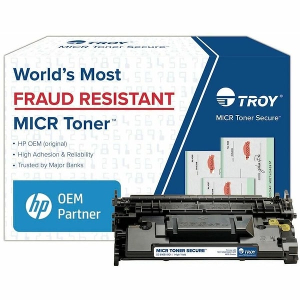 Troy Group TROY M507/M528EMFP MICR TONER SECURE HY CARTRIDGE 02-81681-0E1 - main