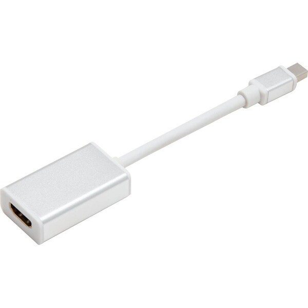 Syba 6 in. Mini DisplayPort v1.2 to HDMI v1.4b 4K Adapter Audio-3D Video Cable SY-ADA33014 - main