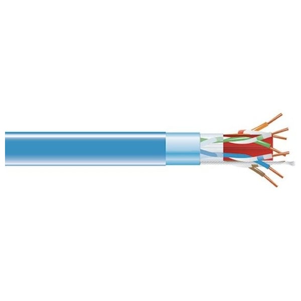Black Box Cat6A Shld Bulk Cable F/Utp 1000 Plenum C6ABC51S-BL-1000 - main