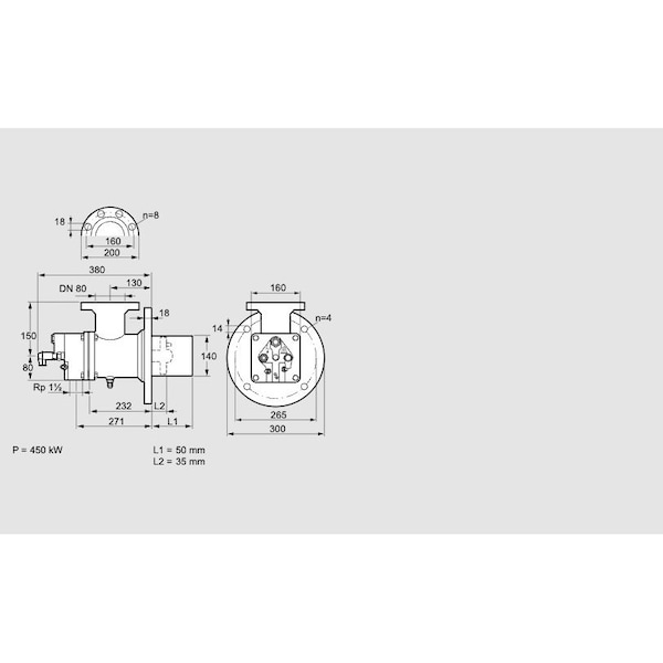Honeywell Kromschroder BIO 140KG 50/35 68 E, BURNERS GAS, INSTAL KS84099907 - main