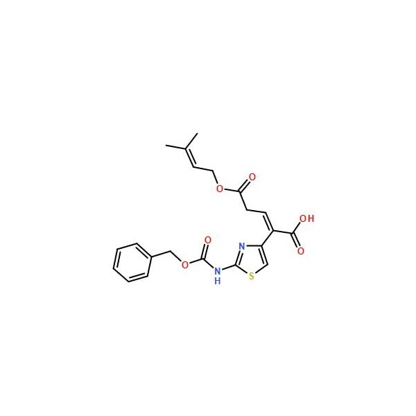 Ak Scientific 2-(2-(((Benzyloxy)carbonyl)amino)thiazol-4-yl)-5-((3-methylbut-2-en-1-yl)oxy)-5-oxopent-2-enoic aci R107-5g - main