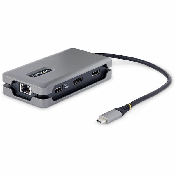 Startech.Com USB-C MULTIPORT ADAPTER WITH SINGLE-MONITOR 4K 60HZ HDMI 2.0B HDR10 OR DISPLAYPO DKT31CDHPD3 - main