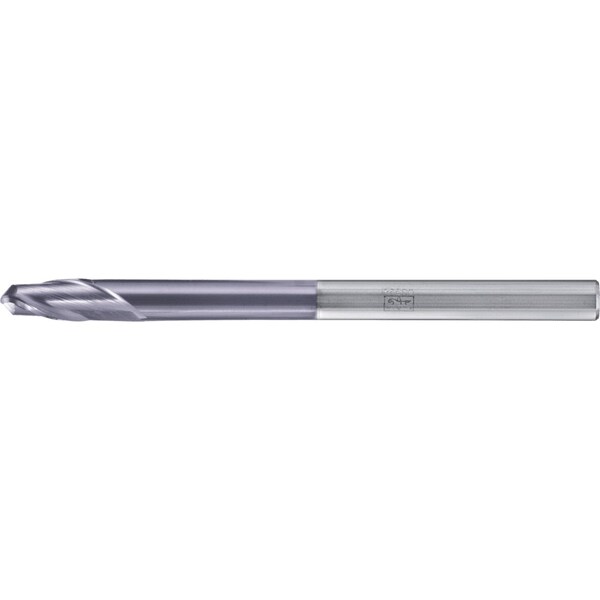 Pferd PFERD Ball Nose End Mill, 2 flutes, 1/4'' Dia, 1/2'' APMX, 3-1/2'' OAL, cylindrical shank 23003010 - main