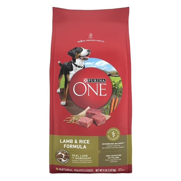 Purina One Purina SmartBlend 57312 Dog Food, Dry, Lamb, Rice Flavor, 8 lb 17379 - main