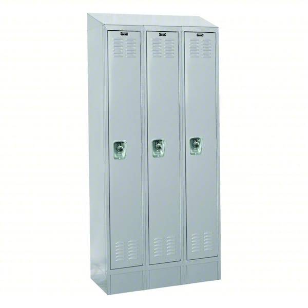 Hallowell Locker, 12 in W, 15 in D, 78 in H URB3258-1ASB-PL - main