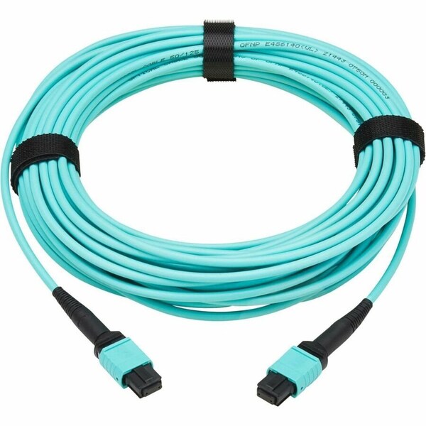 Eaton TRIPP LITE SERIES 40/100/400G MMF 50/125 OM3 FIBER OPTIC CABLE 8F MPO/MPO-PC F/F N844A-10M-8-P - main
