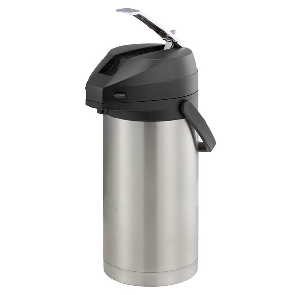 Service Ideas Color Me SVAC, Vacuum Insulated Airpot, Stainless Vacuum, 3.7 Liter, Brushed CTAL37BL - main