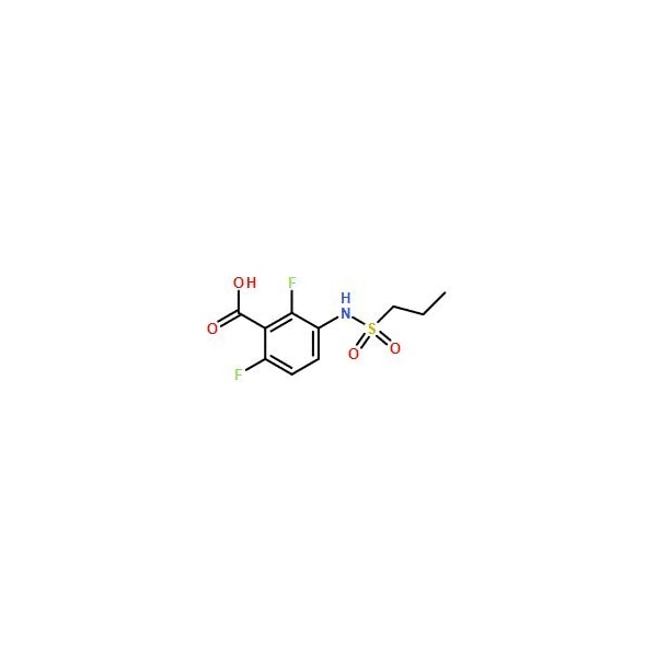 Ak Scientific 2, 6-Difluoro-3-(propylsulfonamido)benzoic acid (25g), CAS 1103234-56-5 Z5441-25g - main