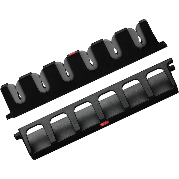 Simple Deluxe Vertical Fishing Rod Holders Wall-Mounted - Fishing Rod Rack, Great Fishing Pole Holder and Rack fo SOFISHRODRACKGREYVERT - main