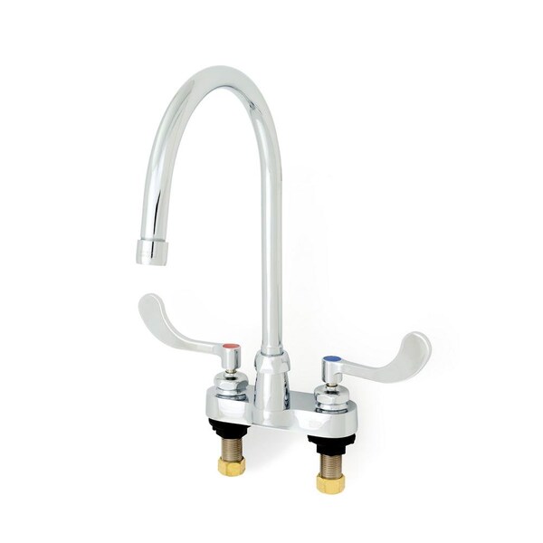 Zurn 4in Cntrst Fct 8ft' Gsnck Spt 4in Wrist Bld Hndl, 1.5 GPM Lam Flw Outlet Z812C4-XL-18F - main