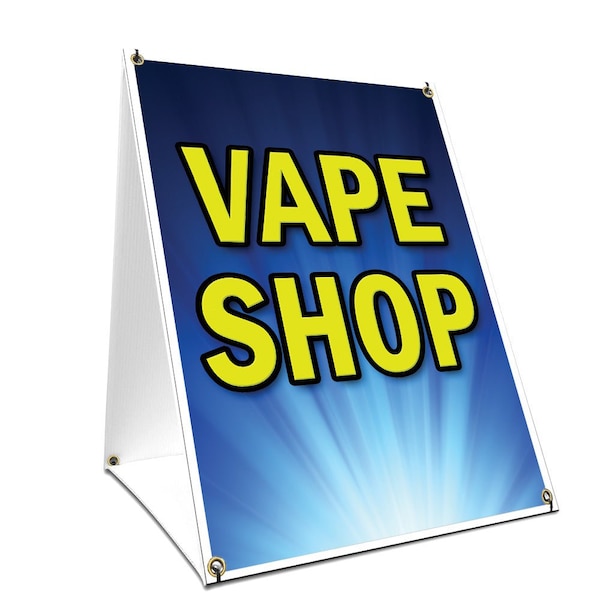 Signmission Vape Shop, 36 Inch x 24 Inch A-frame Yard Sign, Plastic Sign SBC-2436-Vape Shop - main