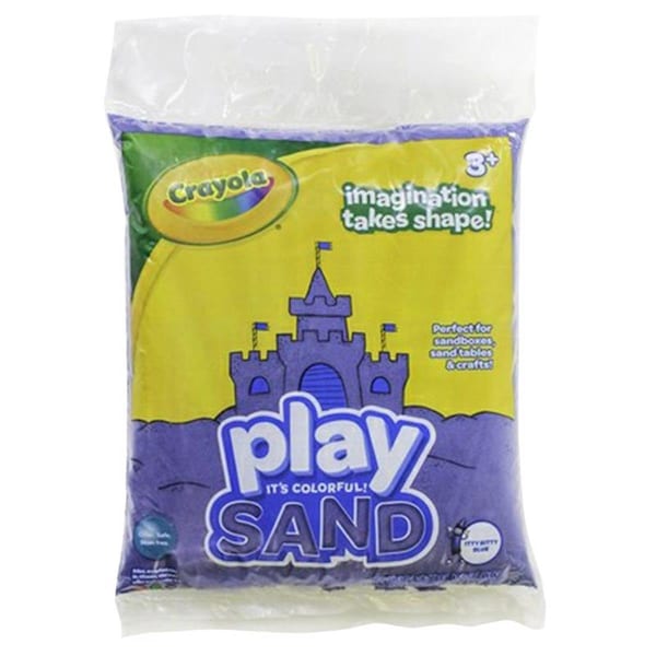 Classroom Creations 20 lbs Blue Dried Play Sand CL3307004 - main