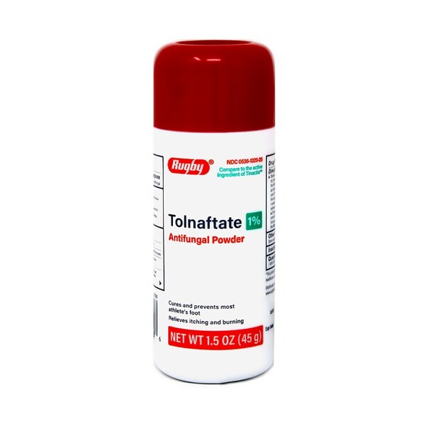Rugby Laboratories Tolnaftate 1% Dusting Powder 1%, 45gm Bottle 1439625 - main