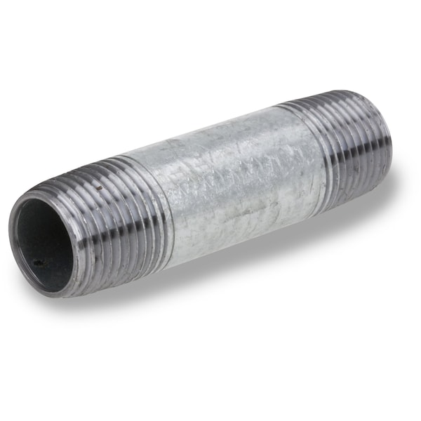 Usa Industrials Pipe Nipple - Galvanized Steel - Schedule 80 - Welded - Threaded on Both Ends - 1/4in NPT - 2in L ZUSA-PF-20836 - main