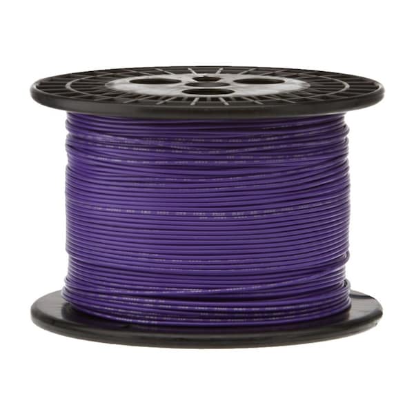 Remington Industries 18 AWG Gauge UL1061 Stranded Hook Up Wire, 300V, 0068 Diameter, Violet, 1000 ft Length 18UL1061STRVIO1000 - main