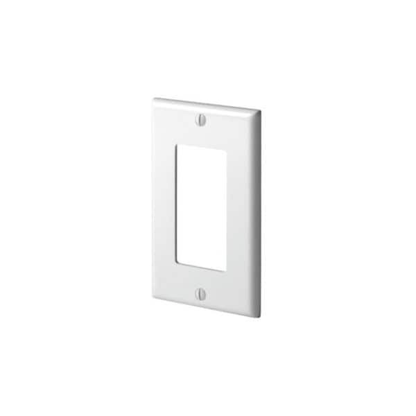 Decora Leviton Decora White 1 gang Thermoset Plastic Decorator Wall Plate 1 pk 80401-00W - main