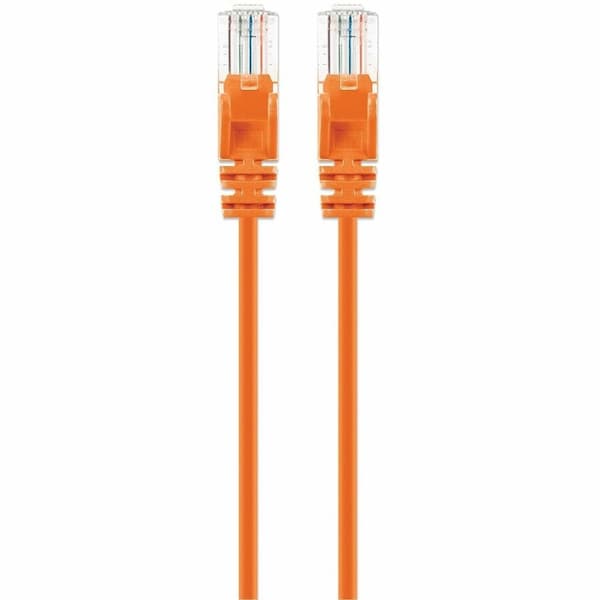 Intellinet Network Solutions CAT6 U/UTP SLIM NETWORK PATCH CABLE, 10 FT., ORANGE 743594 - main