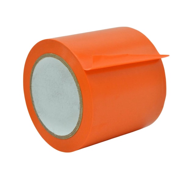 Wod Tape PVC, Red, 4 inch (96mm) W., 6 mil Thickness, 12 PK WOD VTC366P-04000-12-36-RED - main