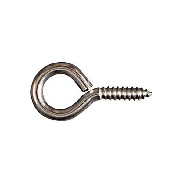 National Hardware 8 SS LG Screw Eye, 20PK N220-475 - main