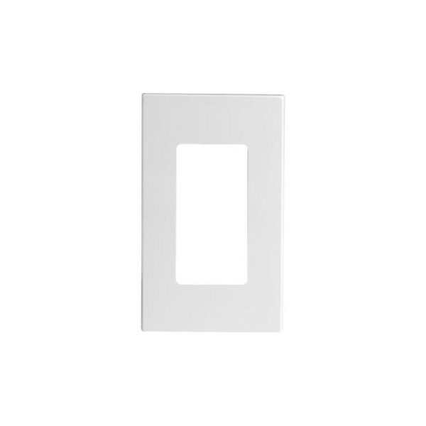Leviton Decora Wallplate, Screwless, Standard Size, Gang 1, Gray 80301-SGY - main