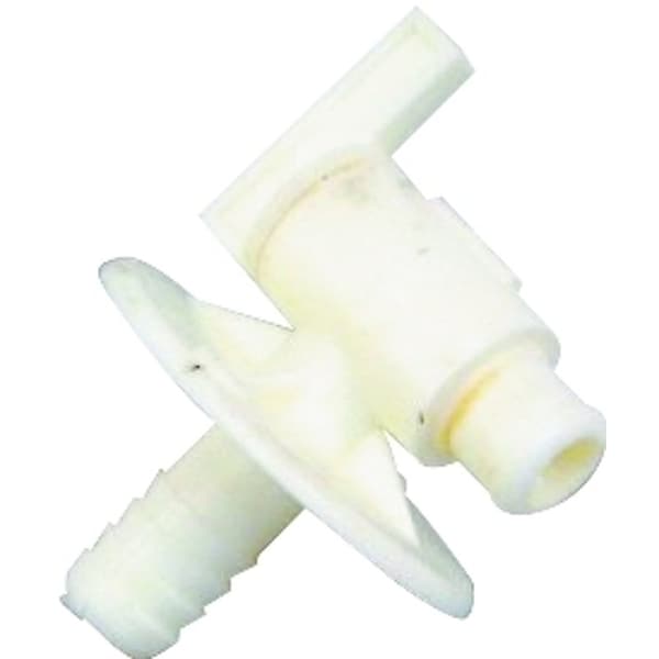 Us Hardware Rv-390C Water Spigot, Plastic, White RV390C - main