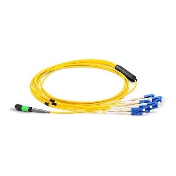 Axiom Mpo Female To 4 Lc Singlemode 9/125 Fiber Optic Breakout Cable MP8LCSMR1M-AX - main