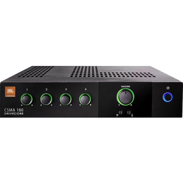 Harman Professional Solutions JBL Commercial CSMA 180 Amplifier - 80 W RMS - 4 Channel - 1 kHz - 40 W - Ethernet NCSMA180UUS - main
