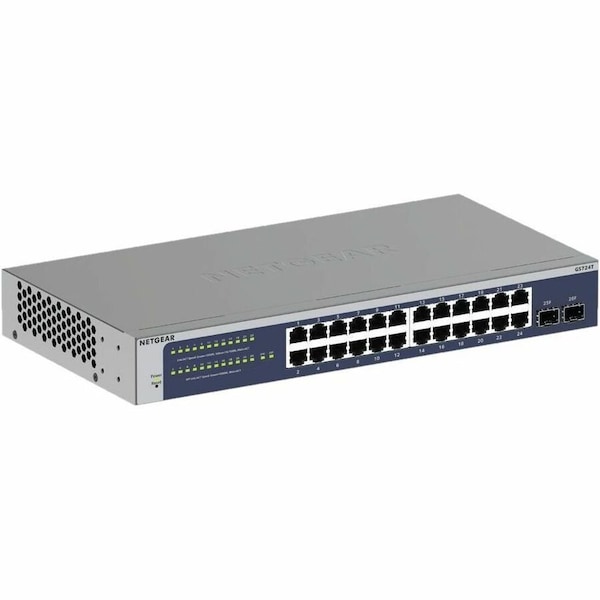 Netgear 24P GE SMART MANAGED PRO SWITCH GS724T-600NAS - main