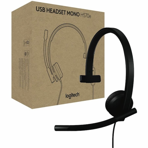 Logitech USB-A HEADSET MONO H570E 981-001424 - main