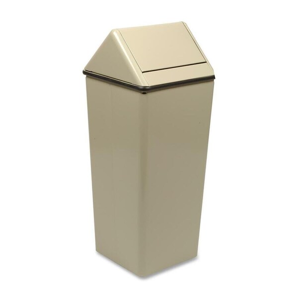 Witt Industries Medium Square Hamper with Swingtop, Almond 1411HTAL - main