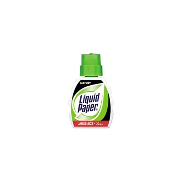 Paper Mate Correction Fluid, Fast Drying, 22ml, 3/PK, Bright White PK PAP5643115 - main
