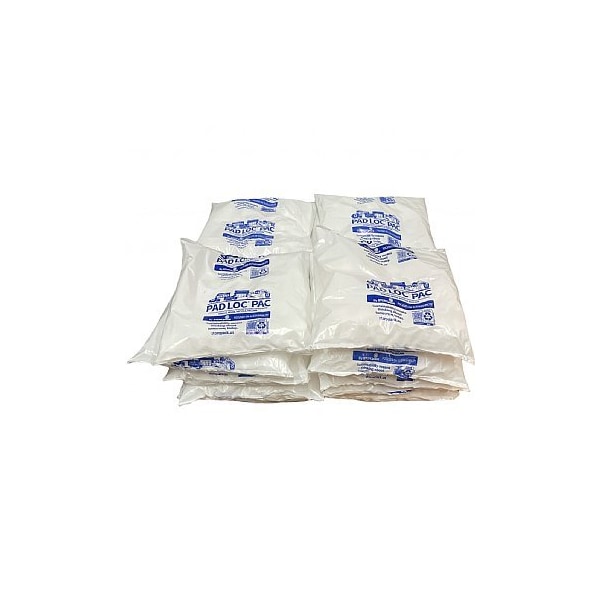 Bubblefast ! PAD LOC Cushioning Pads-Packing Peanuts in a Bag 24 12'' x 10'' x 2'' Bags, 24PK Padloc10-24 - main