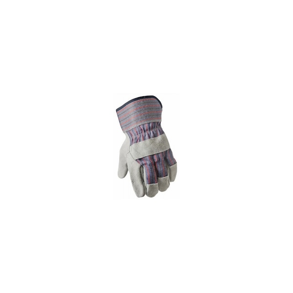 True Grip Leather Palm Gloves, Pearl Gray, L Pair 92233-010 - main