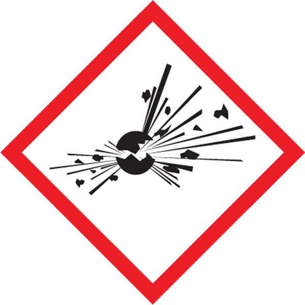 Accuform GHS Pictogram Label LZH623PS2 - main