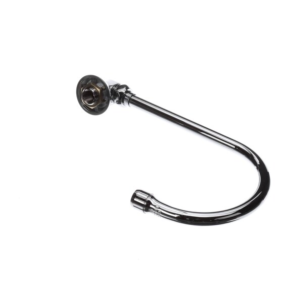 T&S Brass TandS Brass Swivel Gooseneck, Wall Mount, 2.2 GPM Aerator, 5-3/4in Spread, 10-1/2in Height B-0527 - main