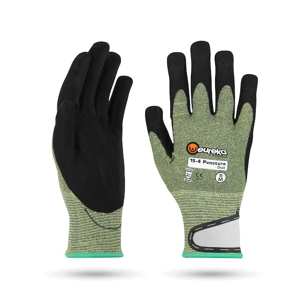 Eureka Safety Cut-Resistant Glove w/Puncture Back, Cut Level A7 , 9 1 PR 15-4PDUO-9 - main
