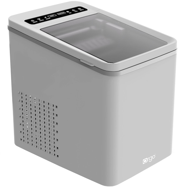 Orgo The Maverick Countertop Ice Maker, Makes 23 lbs. in 24 hours, Bullet Shaped In 2 Sizes, Gray TMT3653 - main