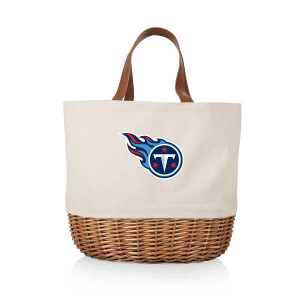 Picnic Time Family Of Brands Tennessee Titans - Promenade Picnic Basket, (Beige Canvas) 203-20-187-314-2 - main