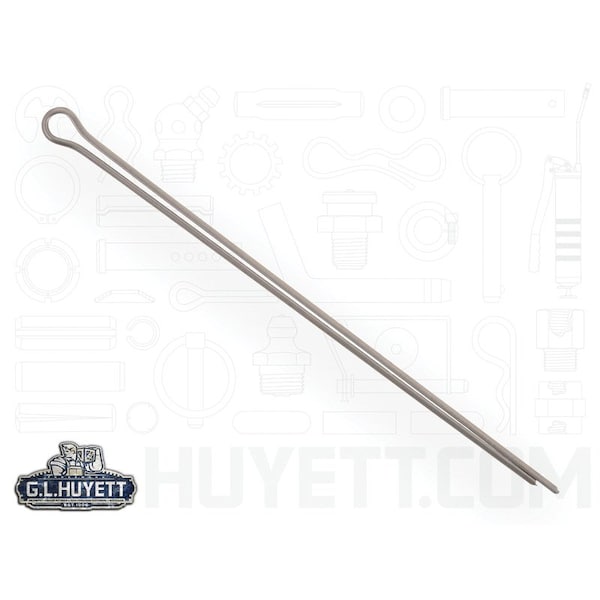 Huyett Cotter Pin, 300 Stainless Steel, 0.078 in Dia x 3.000 in Effective Length CPS-078-3000 - main