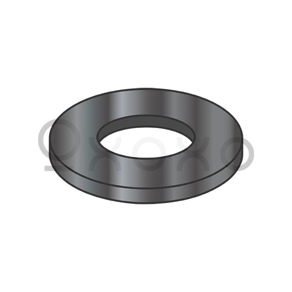 Oxoxo M3X7.0 Din 125 A Metric Flat Washer 18 8 Stainless Steel Black Oxide, 10000PK 463774 - main