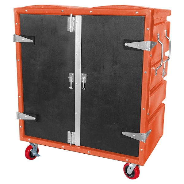 Myton Industries Security Transfer Truck, 34 cubic ft., ORG, Caster Width: 2" RTC-4829H6SP OR - main