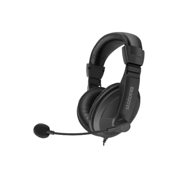 Ergoguys Black Lightweight Headset with Adjustable Mic EG-55BLK - main