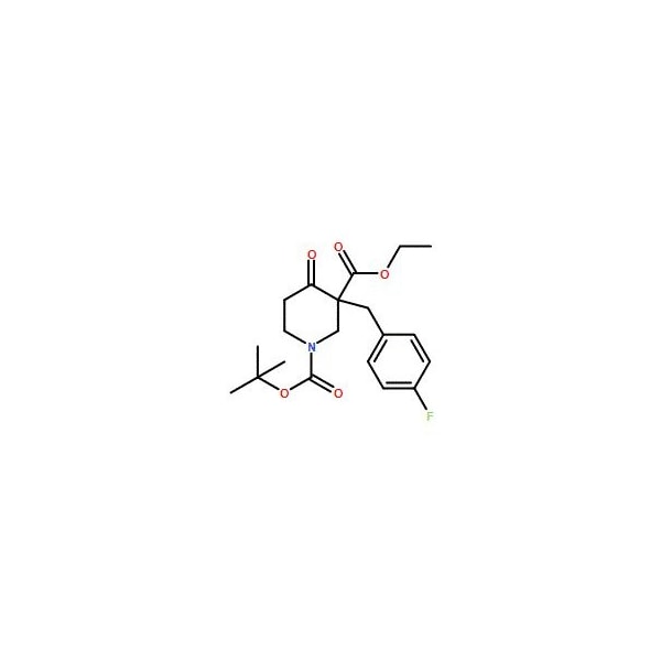 Ak Scientific Ethyl N-Boc-3-(4'-fluorobenzyl)-4-Oxopiperidine-3-carboxylate (25mg), CAS 193273-89-1 9524AL-25mg - main