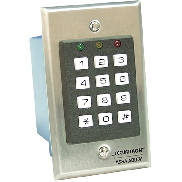 Securitron Access Control Keypad, DK-16, 12Key, Indoor DK-16 - main