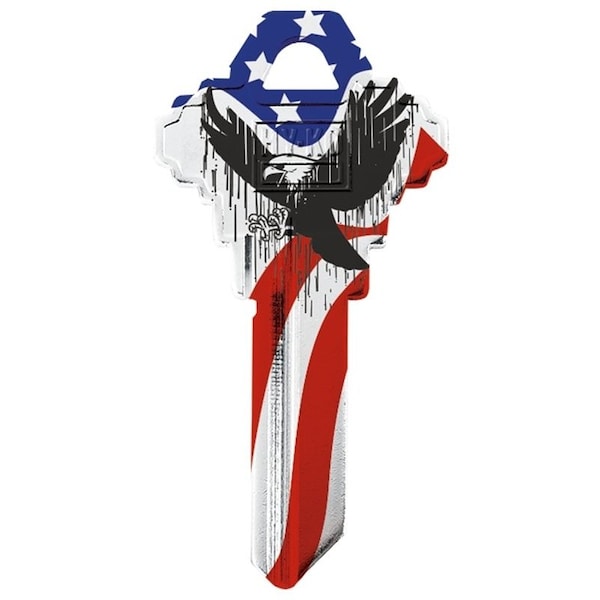 Hy-Ko Key Blank, Brass, For: Schlage SC1 Keyways 16005SC1-31 - main